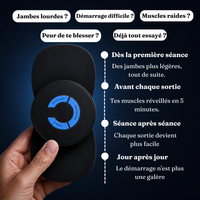 Rysen — Patch EMS sans fil · Prépare tes muscles avant l'effort