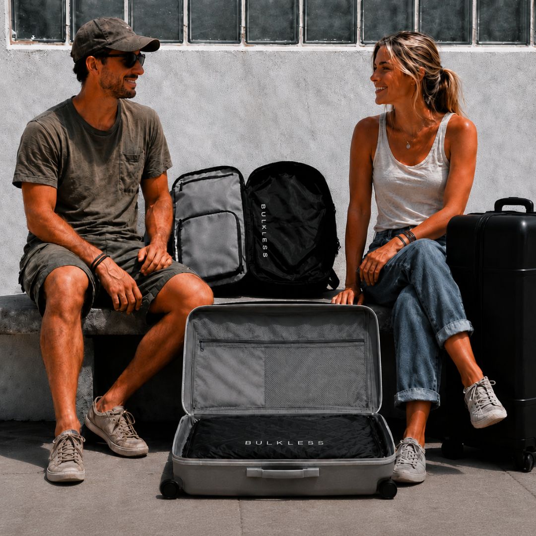 Sac de compression sous vide + Pompe rechargeable USB-C
